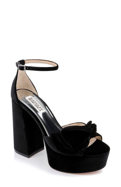 Badgley Mischka Collection Zoelle Ankle Strap Platform Sandal Product Image