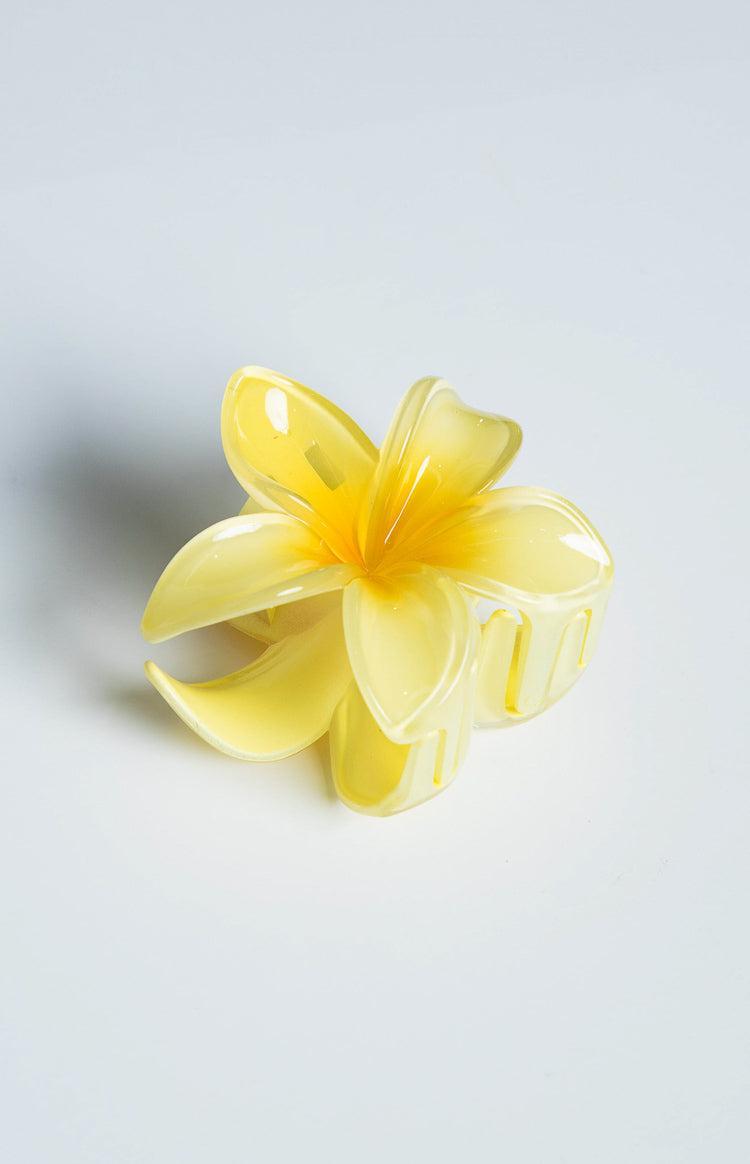 Frangipani Yellow Flower Clip Product Image