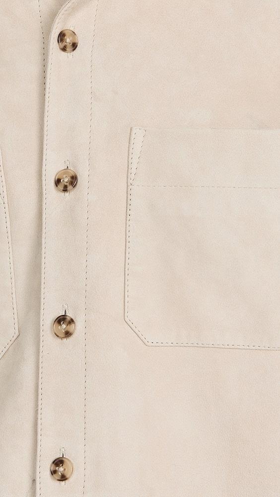 Club Monaco Suede Shirt Jacket | Shopbop Product Image