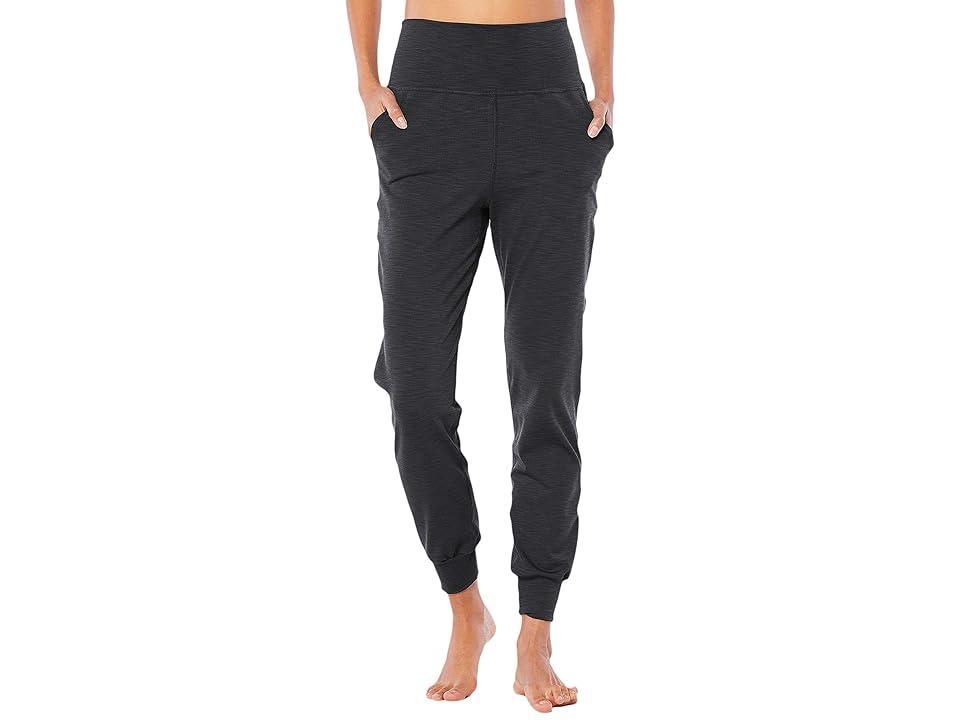 Beyond Yoga Heather Rib Midi Joggers Heather) Women's Casual Pants Product Image