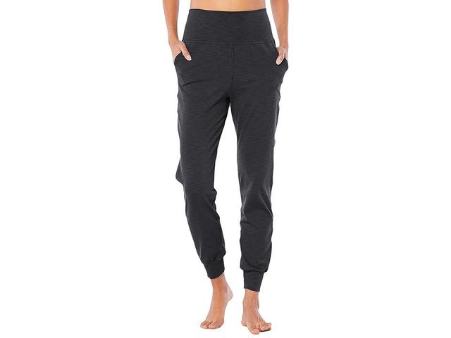 Beyond Yoga Heather Rib Midi Joggers Heather) Women's Casual Pants Product Image