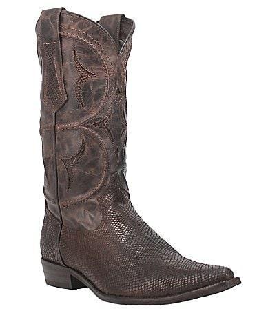 Dingo Dodge City Mens Leather Western Boots Brown Product Image