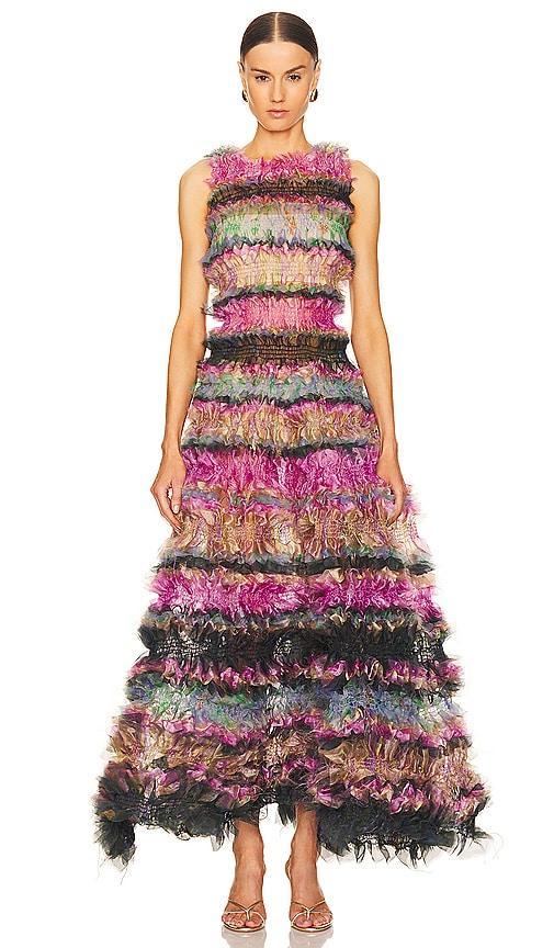 Tulle Tiered Maxi Dress Product Image