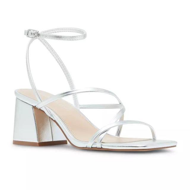 madden girl Jazzy Strappy Block Heel Womens Sandals Product Image