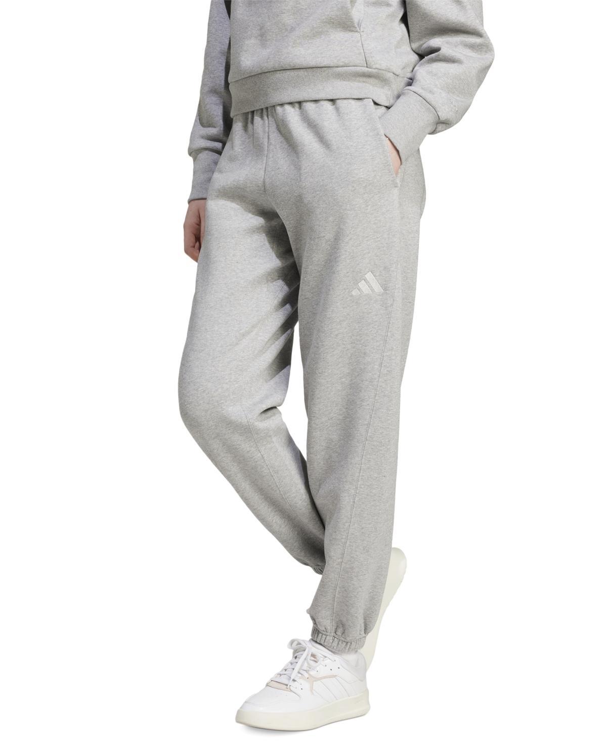 adidas Womens All Szn Relaxed-Fit Fleece Sweatpants Product Image