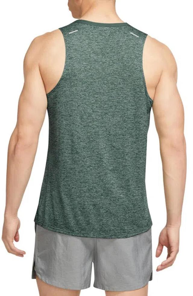 Men's Rise 365 Dri-fit Running Tank Top In Green Product Image