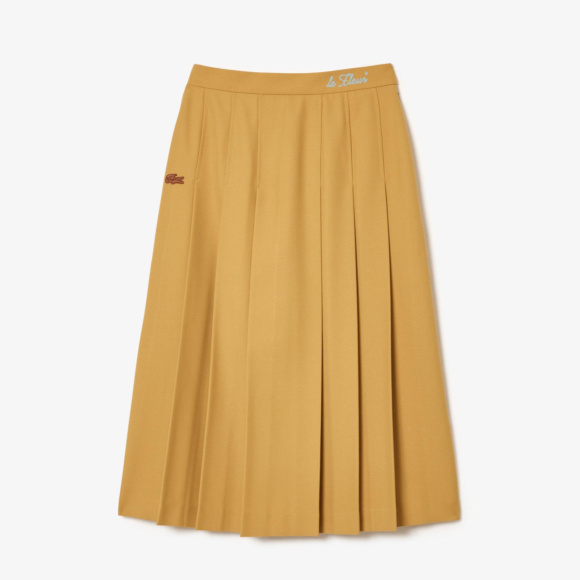 Lacoste x le FLEUR Pleated Midi Skirt product image