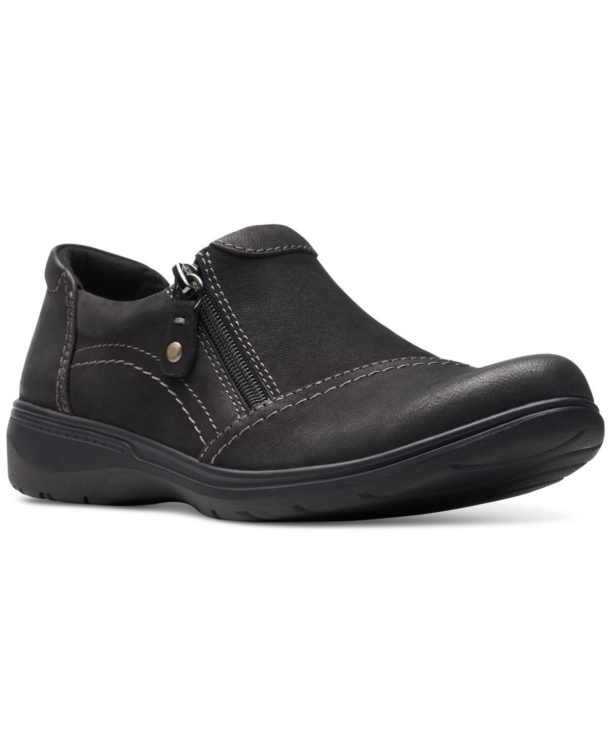 Clarks Womens Carleigh Ray Round-Toe Side-Zip Shoes Product Image