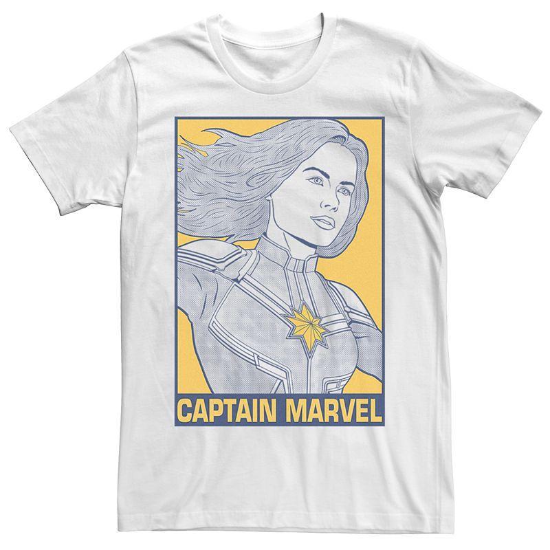 Mens Marvel Avengers Pop Captain Marvel Tee Product Image