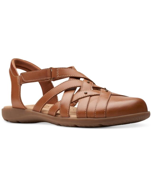 Clarks Elizabelle Sea Womens Leather Fisherman Sandals Product Image