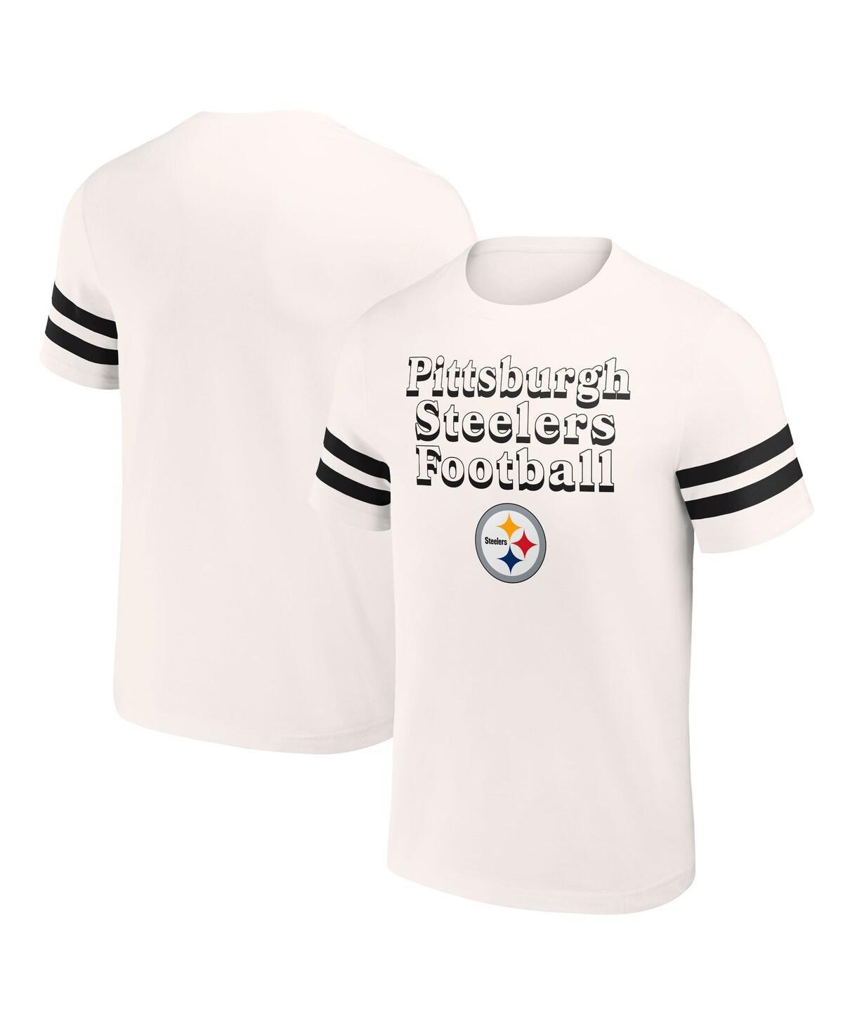 Mens NFL x Darius Rucker Collection by Fanatics Cream Pittsburgh Steelers Vintage T-Shirt Product Image