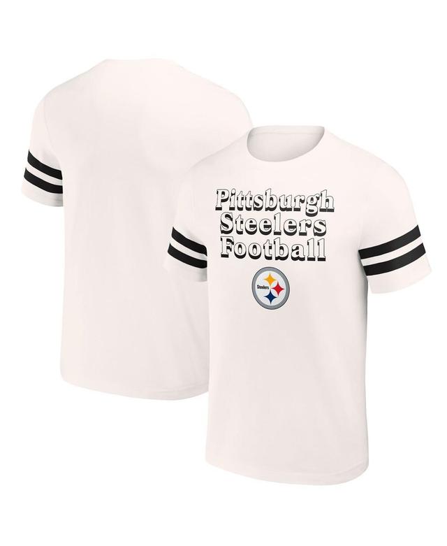 Mens NFL x Darius Rucker Collection by Fanatics Cream Pittsburgh Steelers Vintage T-Shirt Product Image