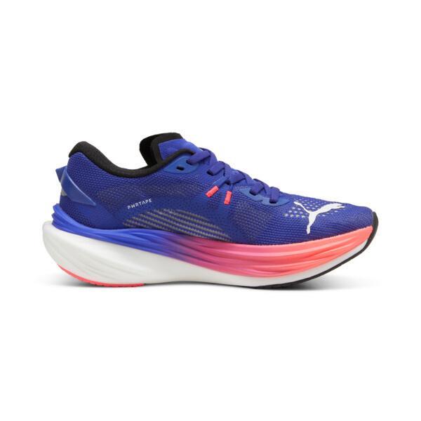 PUMA Deviate NITROâ¢ 3 Women's Running Shoes in Lapis Lazuli/Sunset Glow Product Image