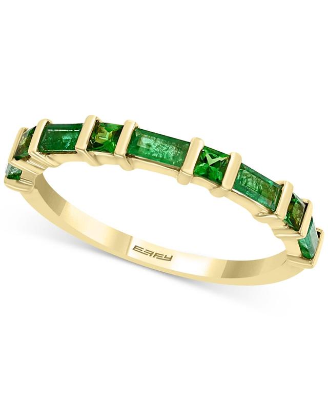 Effy Emerald (3/8 ct. t.w.) 1/5 ct. t.w.) Ring in 14K Gold - Tsavorite Product Image