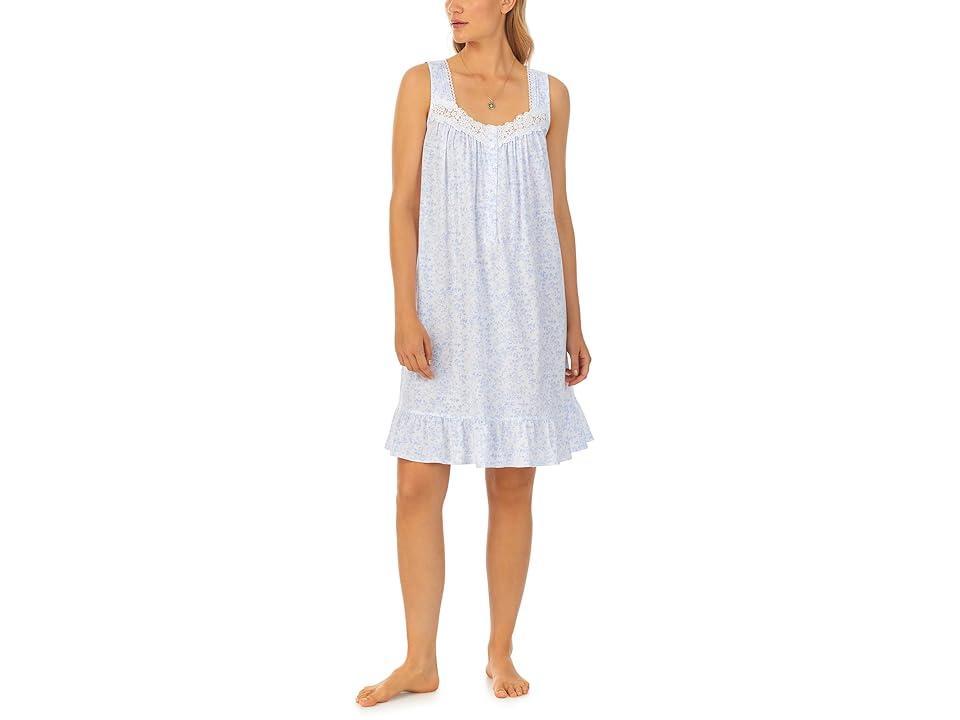 Eileen West Sleeveless Chemise (Tonal Floral) Women's Pajama Product Image