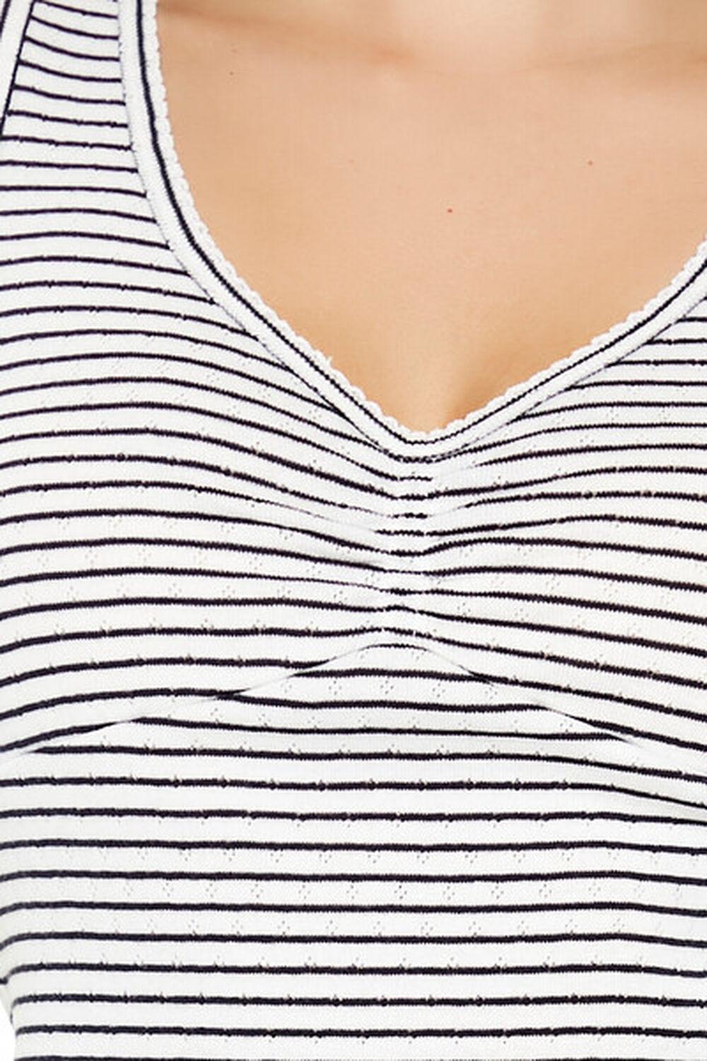 Striped Pointelle Tank Top | Forever 21 Product Image