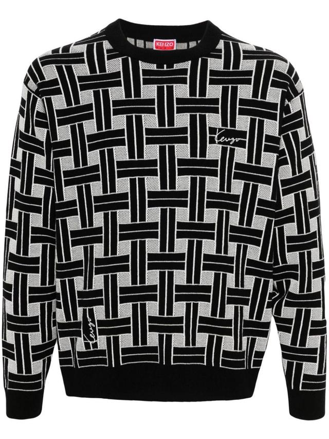 patterned-jacquard jumper Product Image