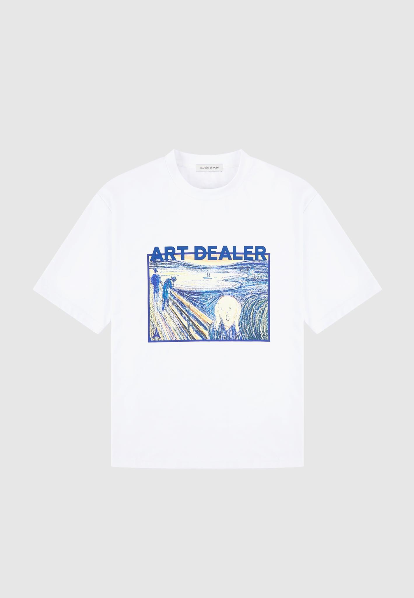 Art Dealer Graphic T-Shirt - White Male Product Image