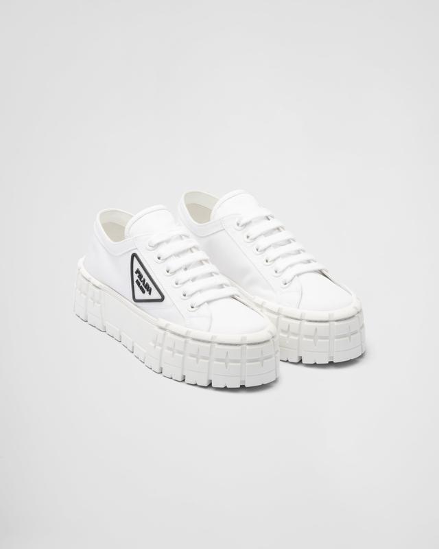 Double Wheel Re-Nylon gabardine sneakers Product Image