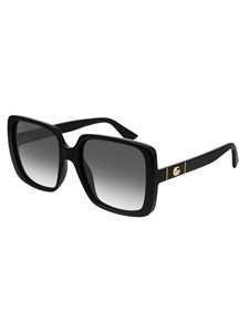 Gg0632s Sunglasses In 001 Black Black Grey Product Image