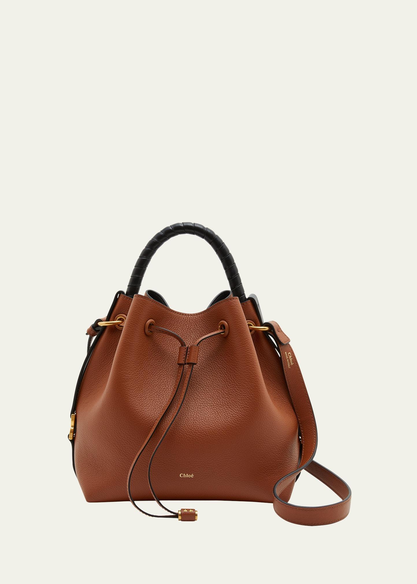 Womens Marcie Leather Bucket Bag Product Image