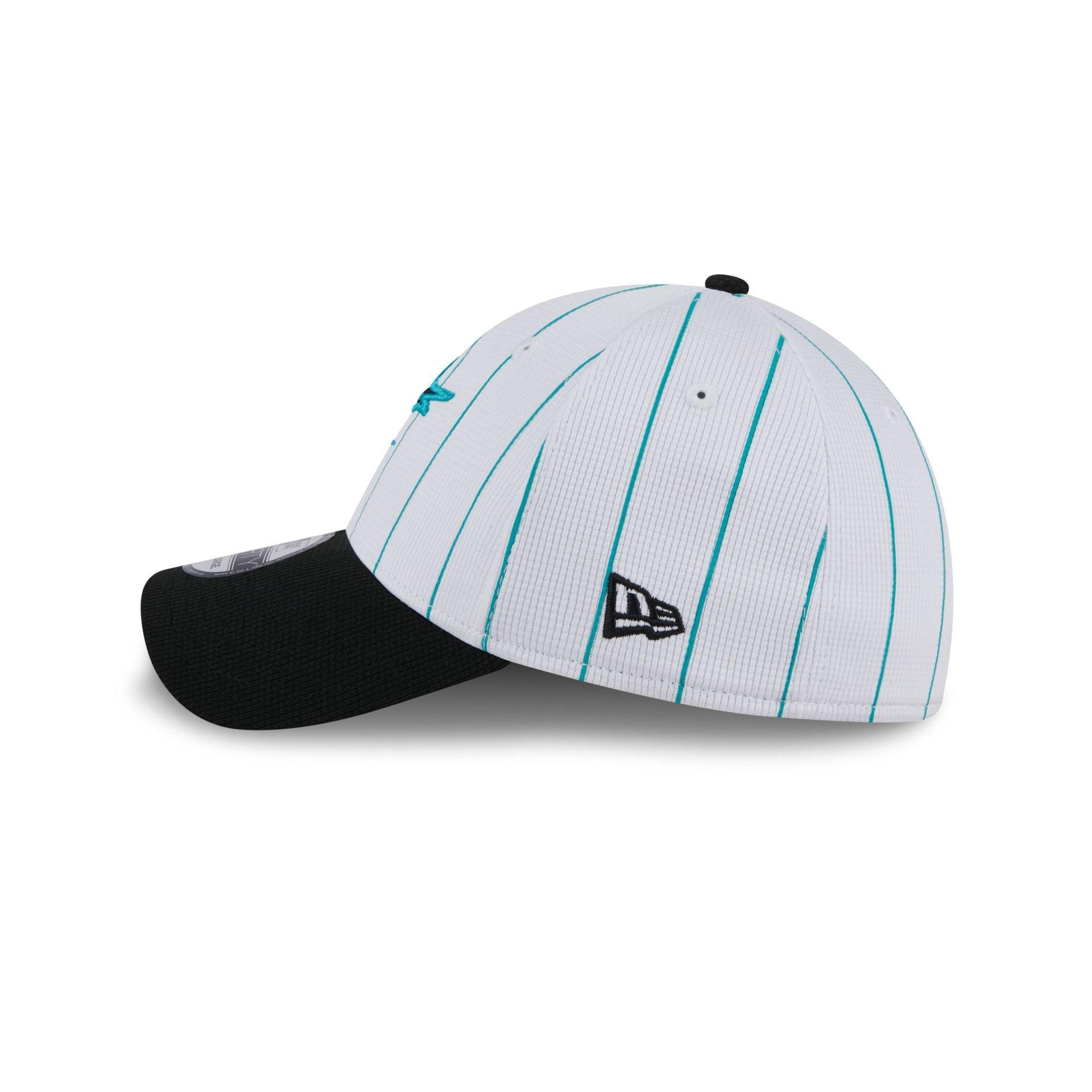 Miami Marlins 2024 Batting Practice 39THIRTY Stretch Fit Hat Male Product Image