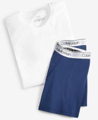 Calvin Klein Mens Cotton Classics 3 Pk. Crewneck T Shirts 3 Pk. Micro Stretch Solid Boxer Briefs Product Image