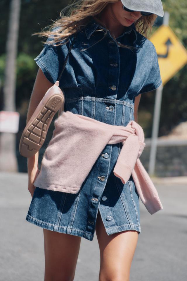 Z1975 DENIM MINI DRESS Product Image