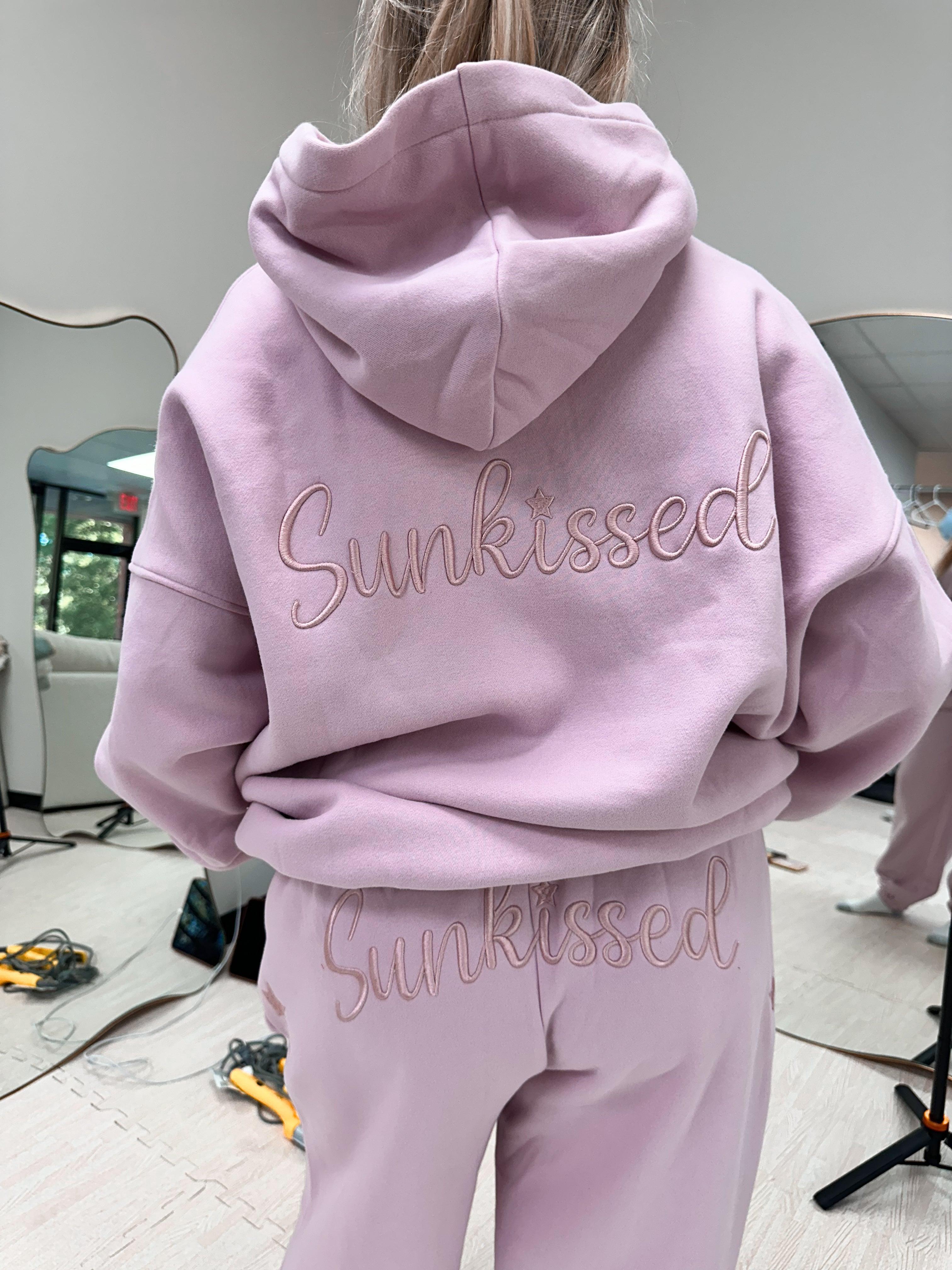 Sunkissed Cursive Embroider Hoodie Product Image