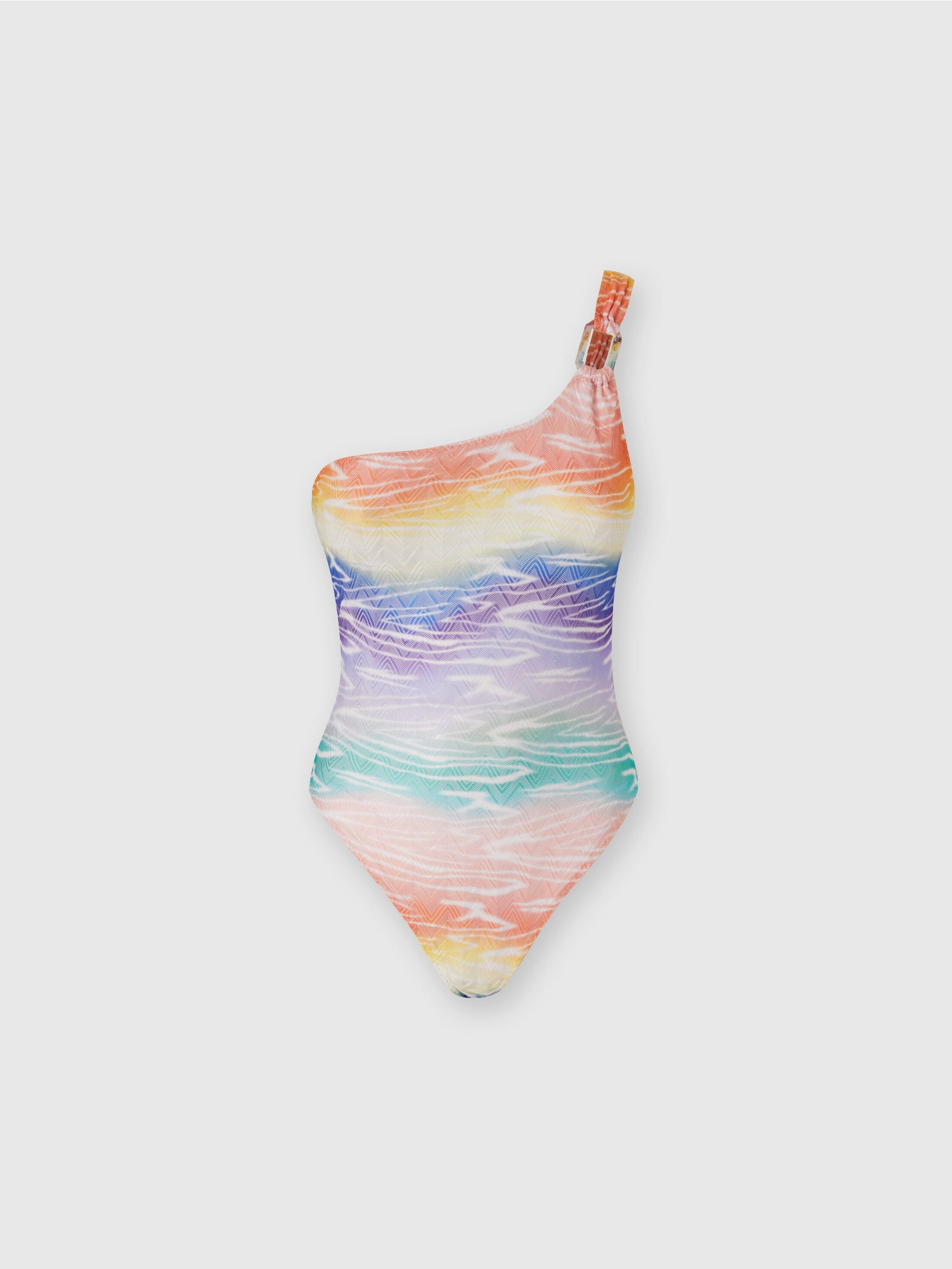 Tie-dye print one-piece swimming costume Product Image