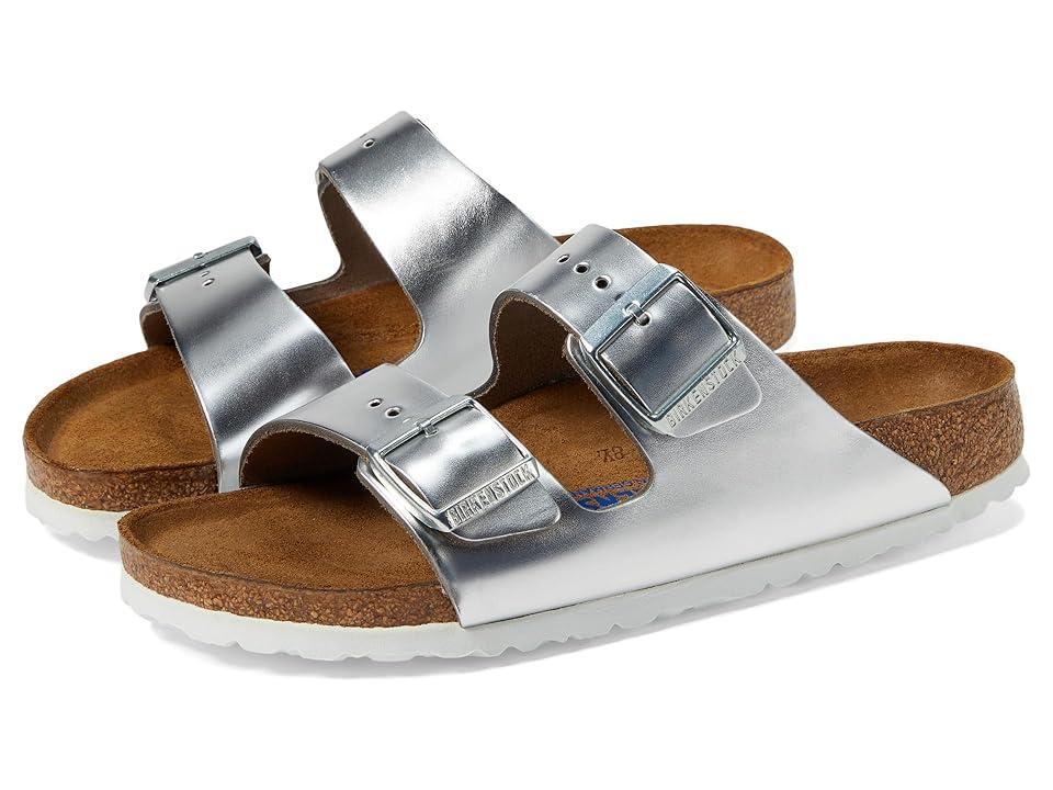 Birkenstock Womens Arizona Metallic Double Banded Buckle Slip Product Image