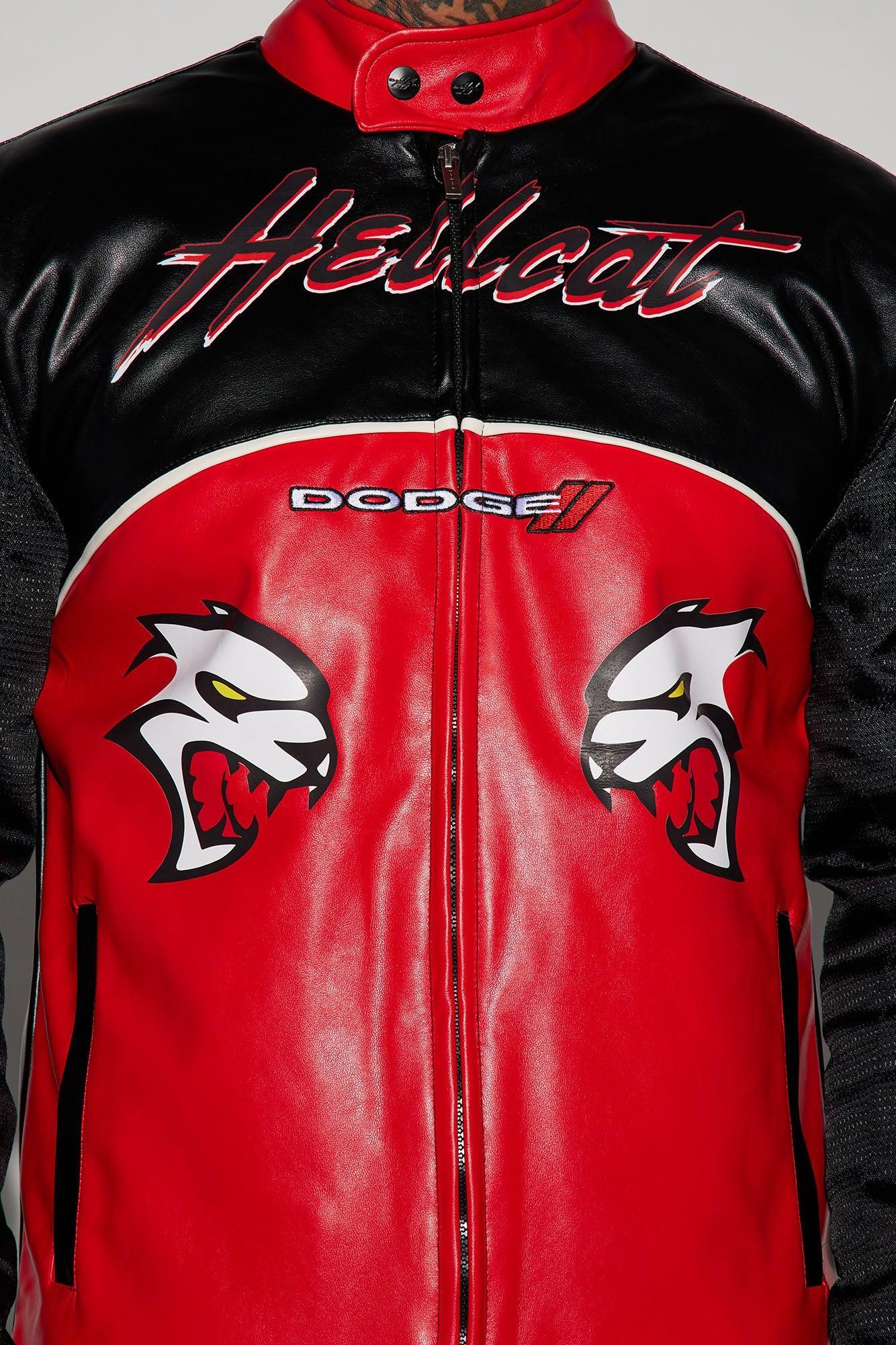 Hellcat Ballistic Moto Jacket - Black/Red Product Image