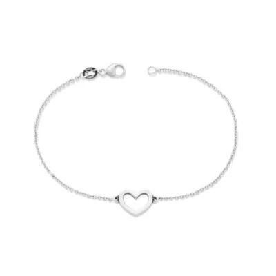 Petite Heart Link Bracelet Product Image