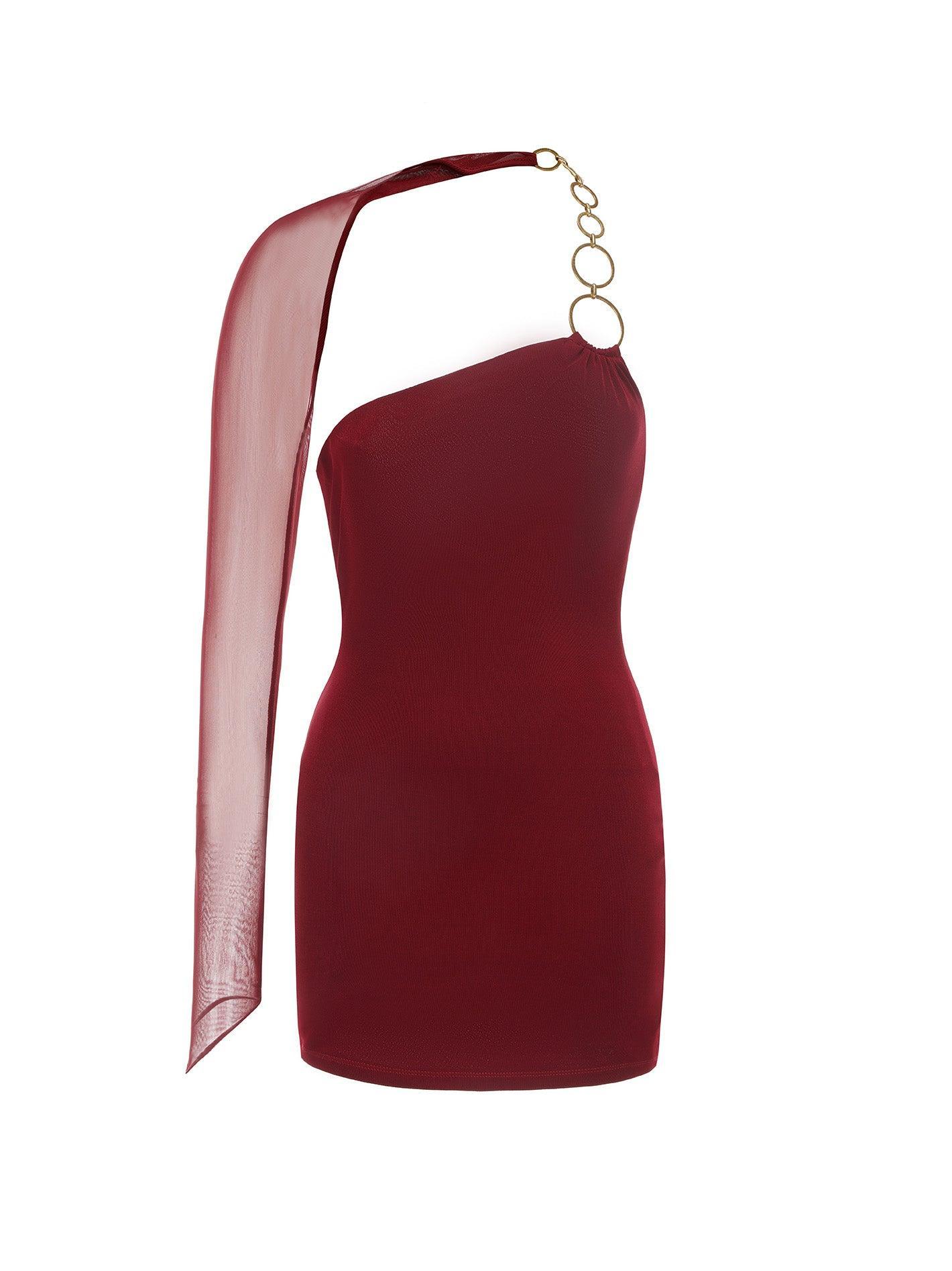 Claudia Dress (Red) Product Image