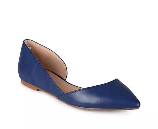 Journee Collection Womens Cortni Pointed Toe dOrsay Flats Product Image