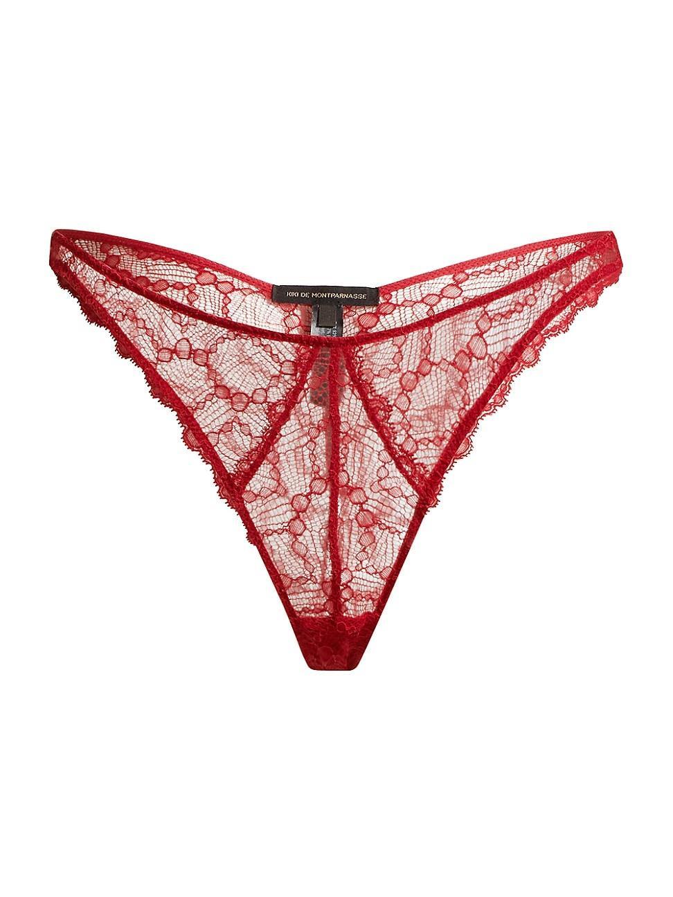 Womens Mon Cheri Sheer Lace Briefs Product Image