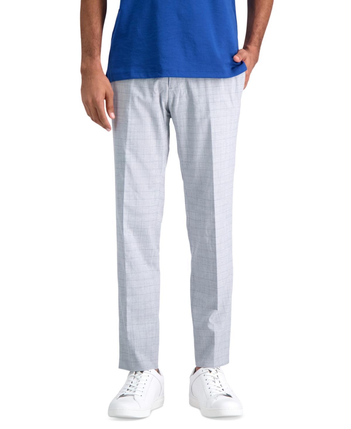 Kenneth Cole Reaction Mens Slim-Fit Stretch Check Dress Pants Product Image