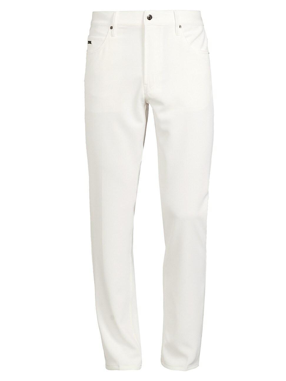 Mens Textured 5-Pocket Pants Product Image