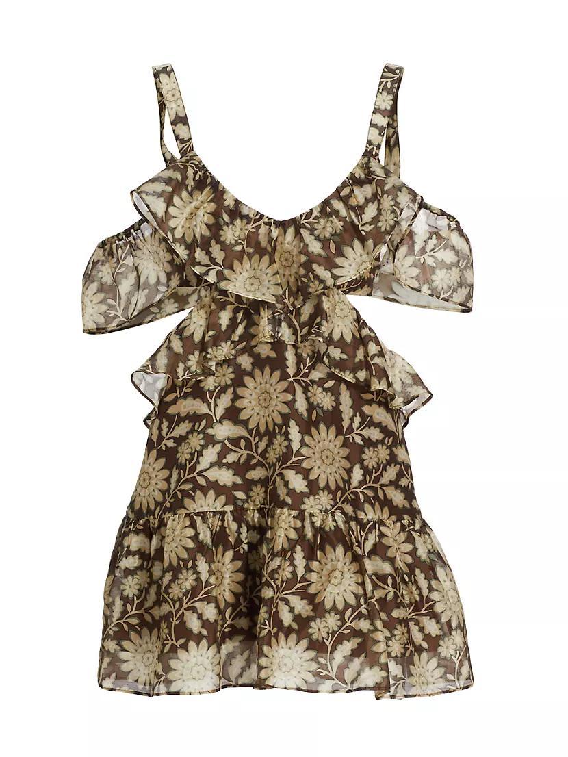 Xanita Floral Cut-Out Minidress Product Image