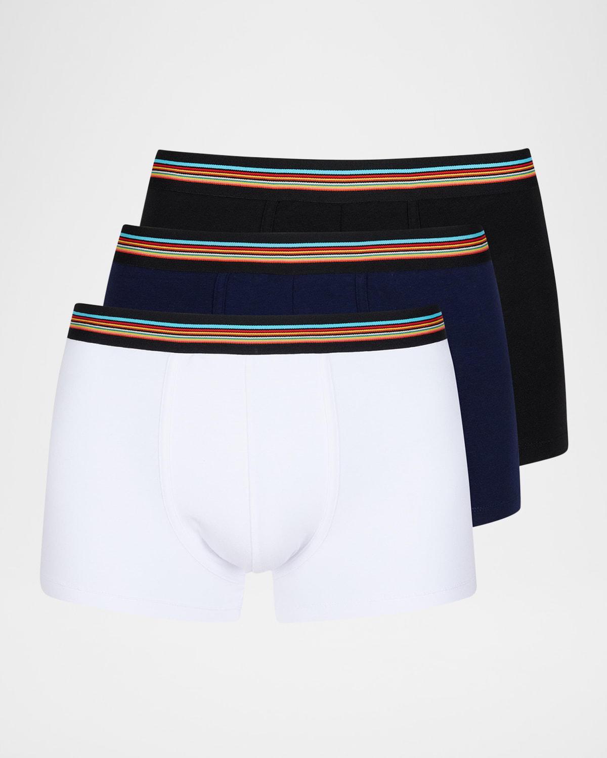 Mens Signature Stripe Waistband 3-Pack Boxer Briefs Product Image