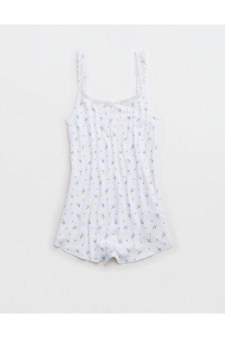 Aerie Off-Duty Pointelle Romper Women's Product Image