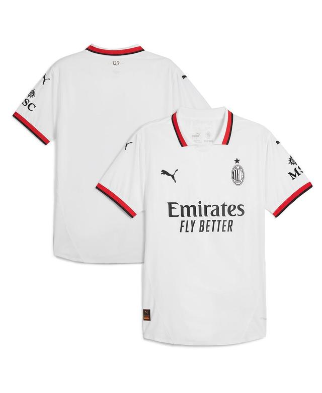 Puma Mens White Ac Milan 2024/25 Away Authentic Jersey - White Product Image