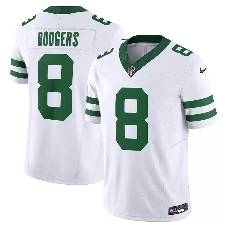 Mens Nike Aaron Rodgers Legacy New York Jets Vapor F.U.S.E. Limited Jersey Product Image