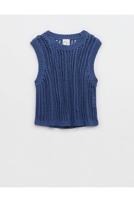 OFFLINE By Aerie Crochet Sweater Tank Top Women's Product Image