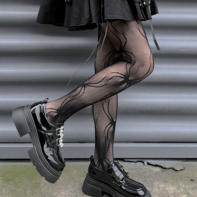 Spider Fishnet Tights product image