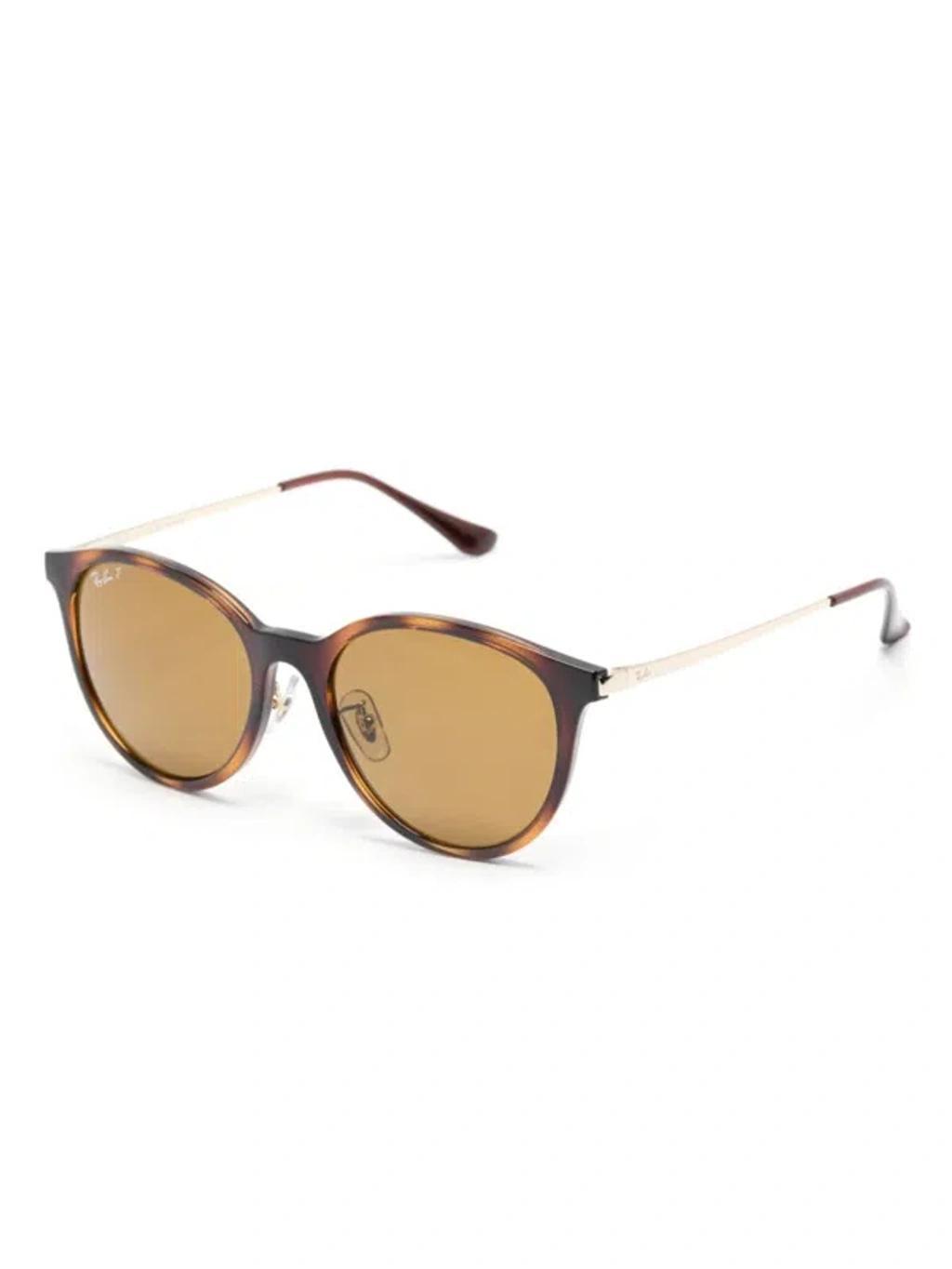 RAY BAN Rb4334d Sunglasses In Braun Product Image