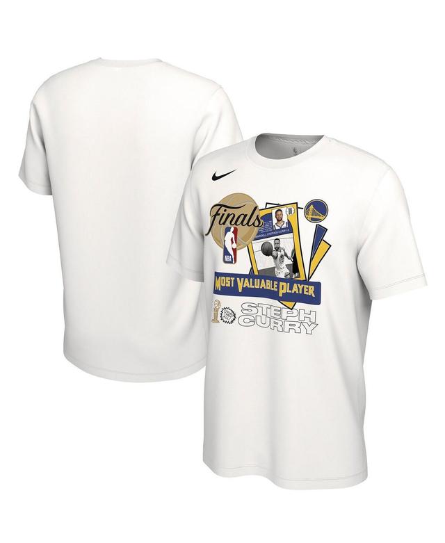 Mens Nike Stephen Curry White Golden State Warriors 2022 Nba Finals Champions Mvp T-shirt Product Image