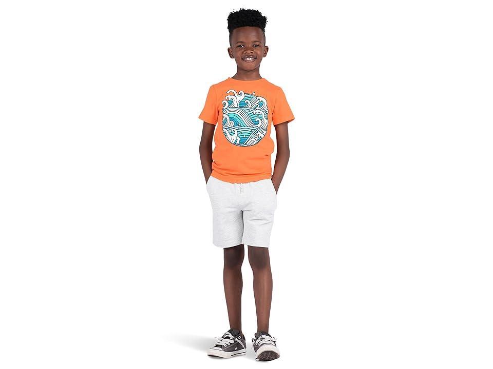 Appaman Kids Tidal Wave Short Sleeve Graphic Tee (Toddler/Little Kid/Big Kid) (Tangerine) Men's T Shirt Product Image