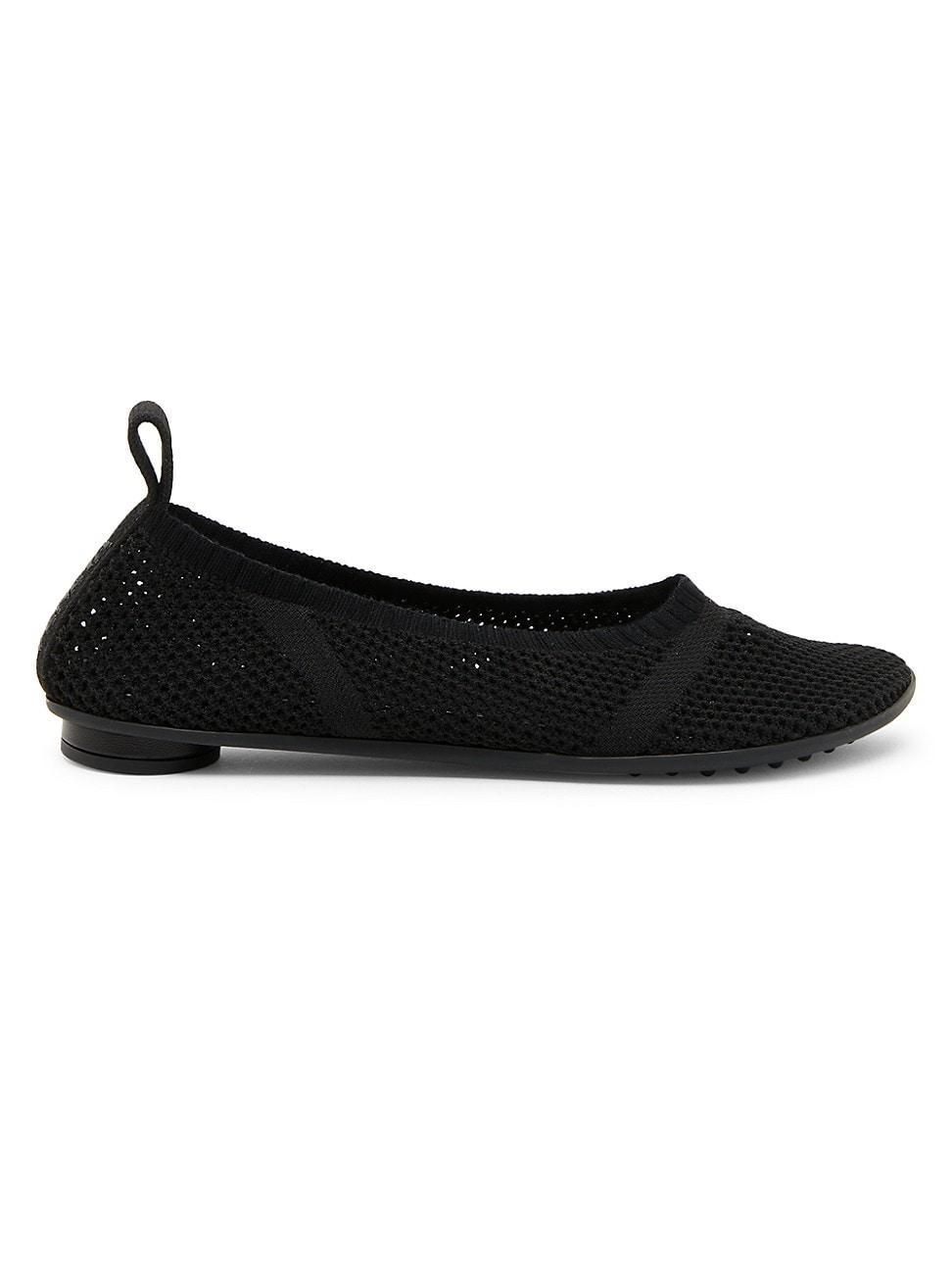 Womens Mesh Knit Ballet Flats Product Image