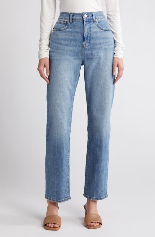 Madewell The 90s Creased High Waist Straight Leg Jeans Product Image